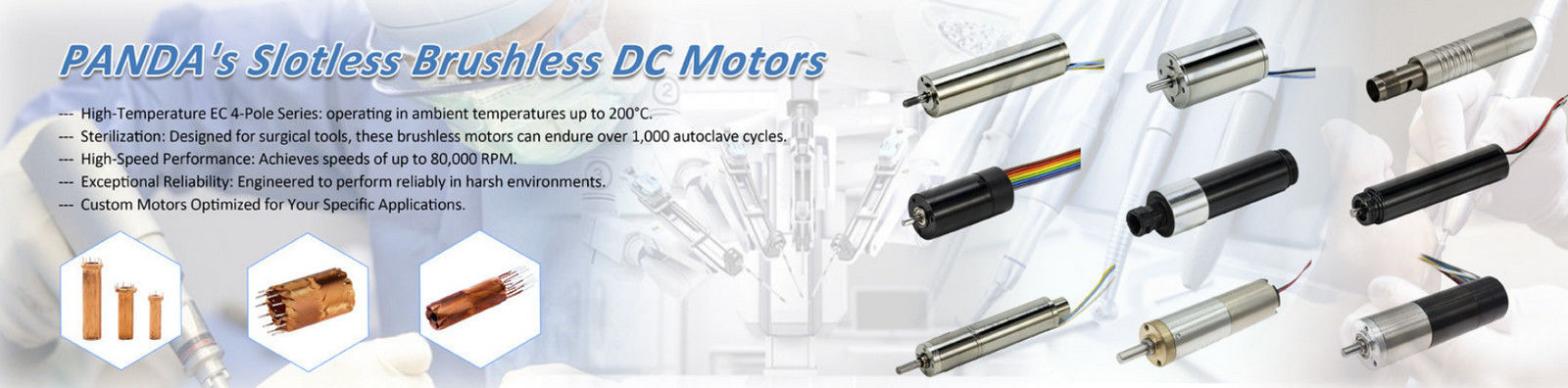 Motor sem travagem e sem escova