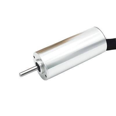 Motor compacto sem ranhuras sem escovas 28mm 48v 46W 13786rpm Motor DC sem ferro
