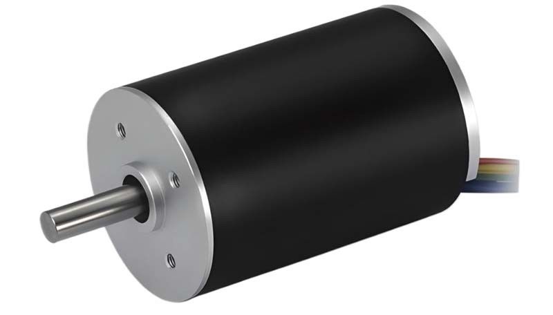Motor sem escovas de 40 mm 12 V sem núcleo 70 W 8020 rpm de longa duração para equipamentos médicos