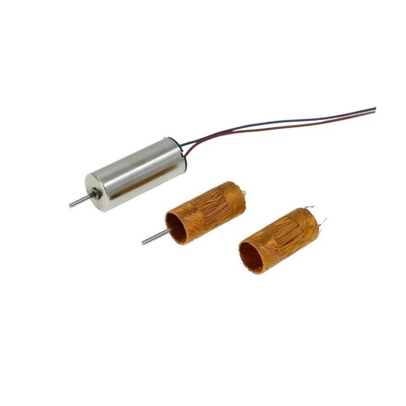 Motor de corrente contínua escovado leve 8 mm 0,3 mNm 8620 rpm 12 V Motor elétrico de corrente contínua escovado