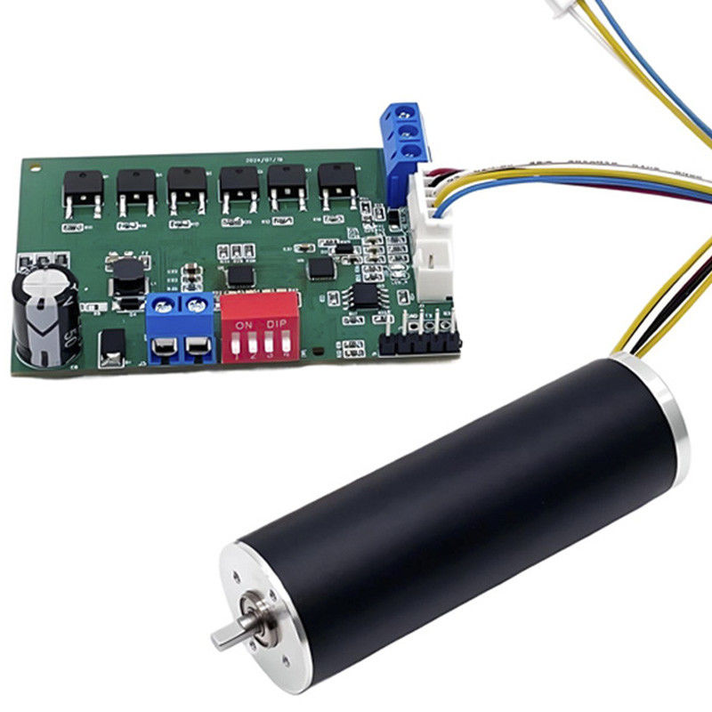 22 mm Motor sem pincel Coreless Motor sem fenda 12V a 48V 43W 16360rpm Motor BLDC personalizável